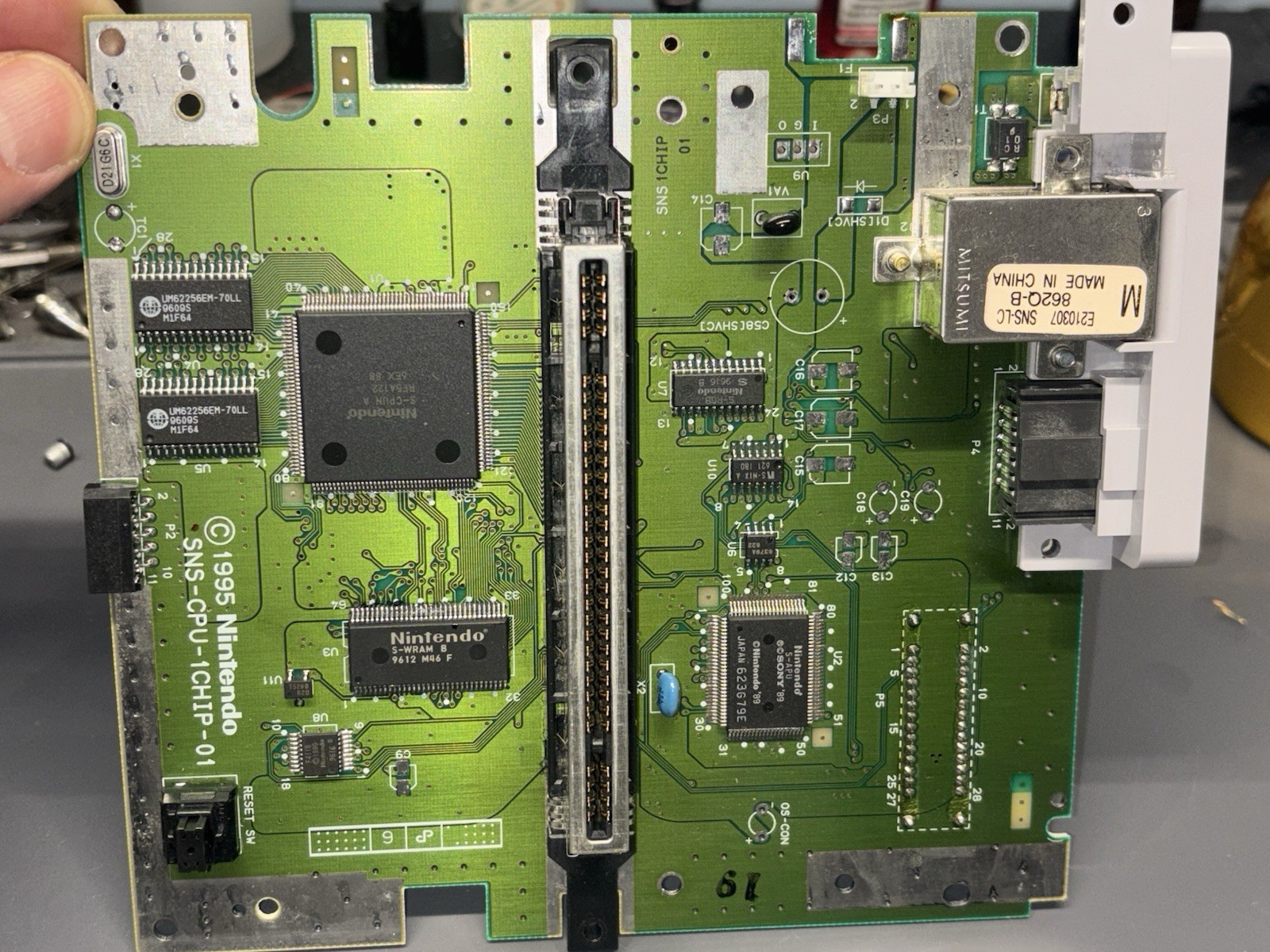 Ultimate SNES RGB Upgrade Super Nintendo 1 Chip 01 Rev. Full Recap