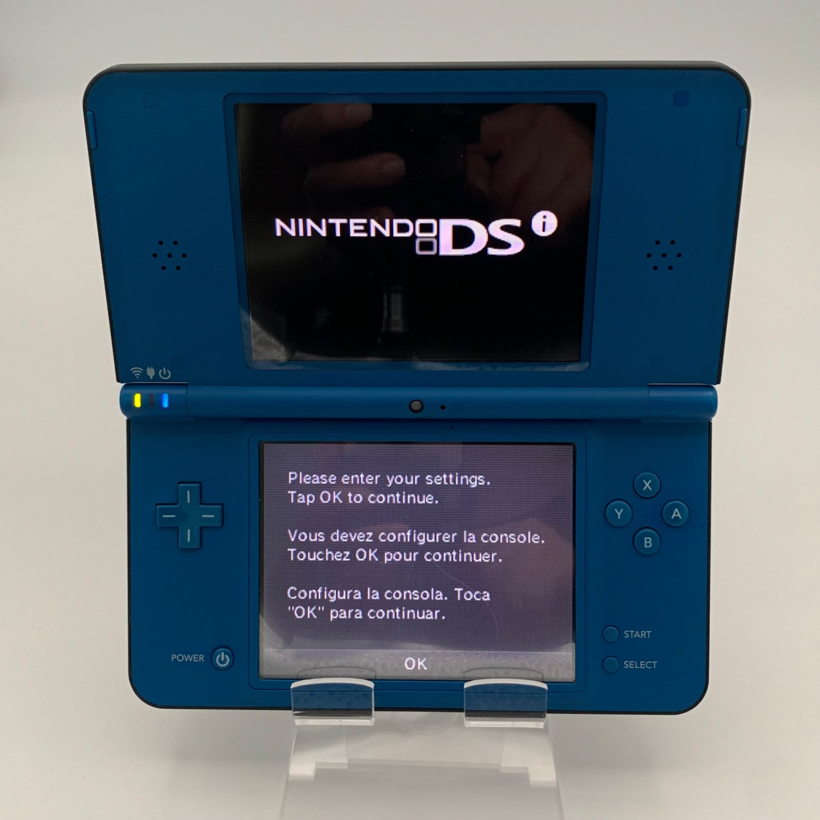 NINTENDO DSI XL BLUE UTL-001: TESTED / WORKING