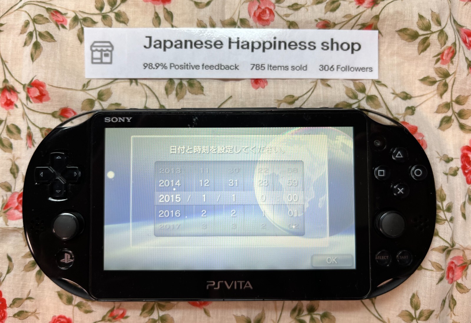 Playstation PSV Sony PS Vita Black PCH2000 Used