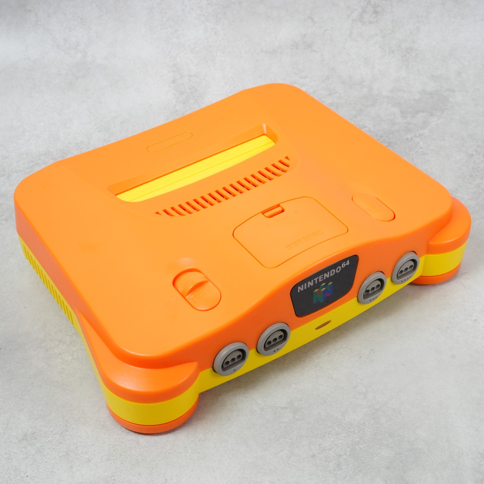 Nintendo 64 N64 HDMI MOD Orange Yellow Replacement Shell Console NUS-001 TESTED