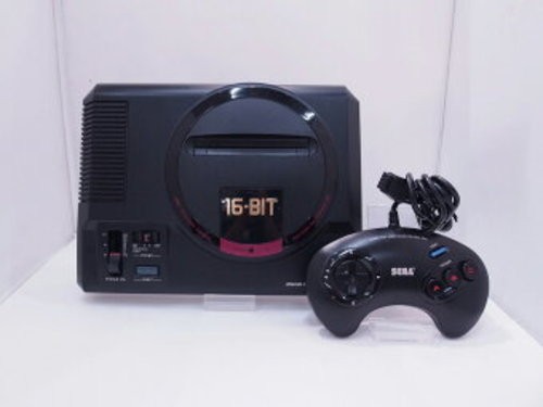 Mega Drive HAA-2510 Console Set Controller AV AC Adapter Manual Tested Japan