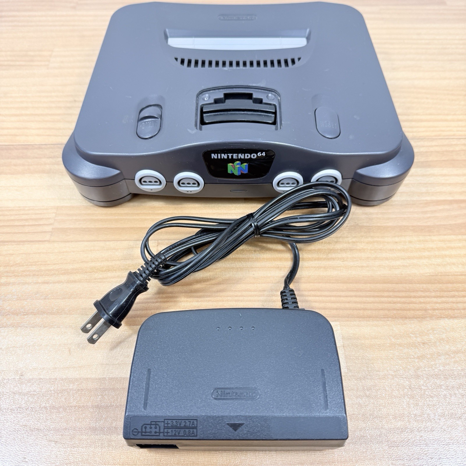 Nintendo 64 Console NUS-001 JPN AC Adapter Included Tested Working Used