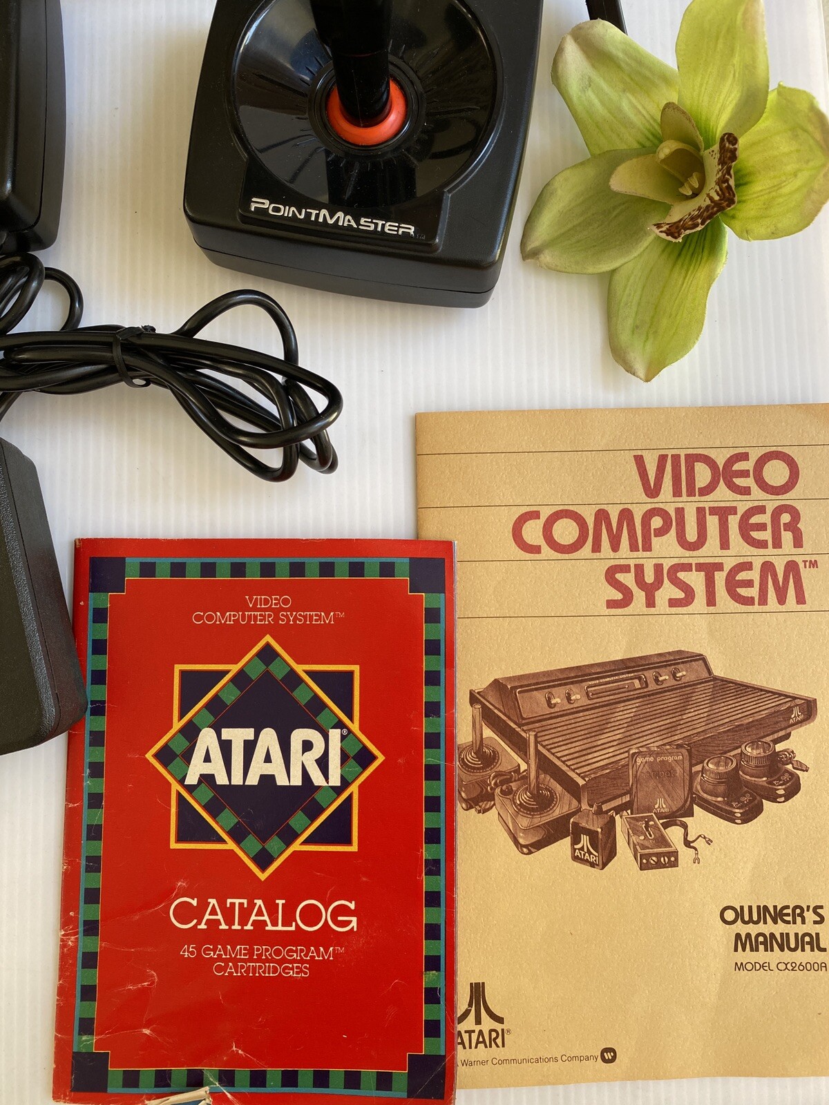 VINTAGE Atari CX2600A Video Game Console, Controllers, 6 Games, Original Box