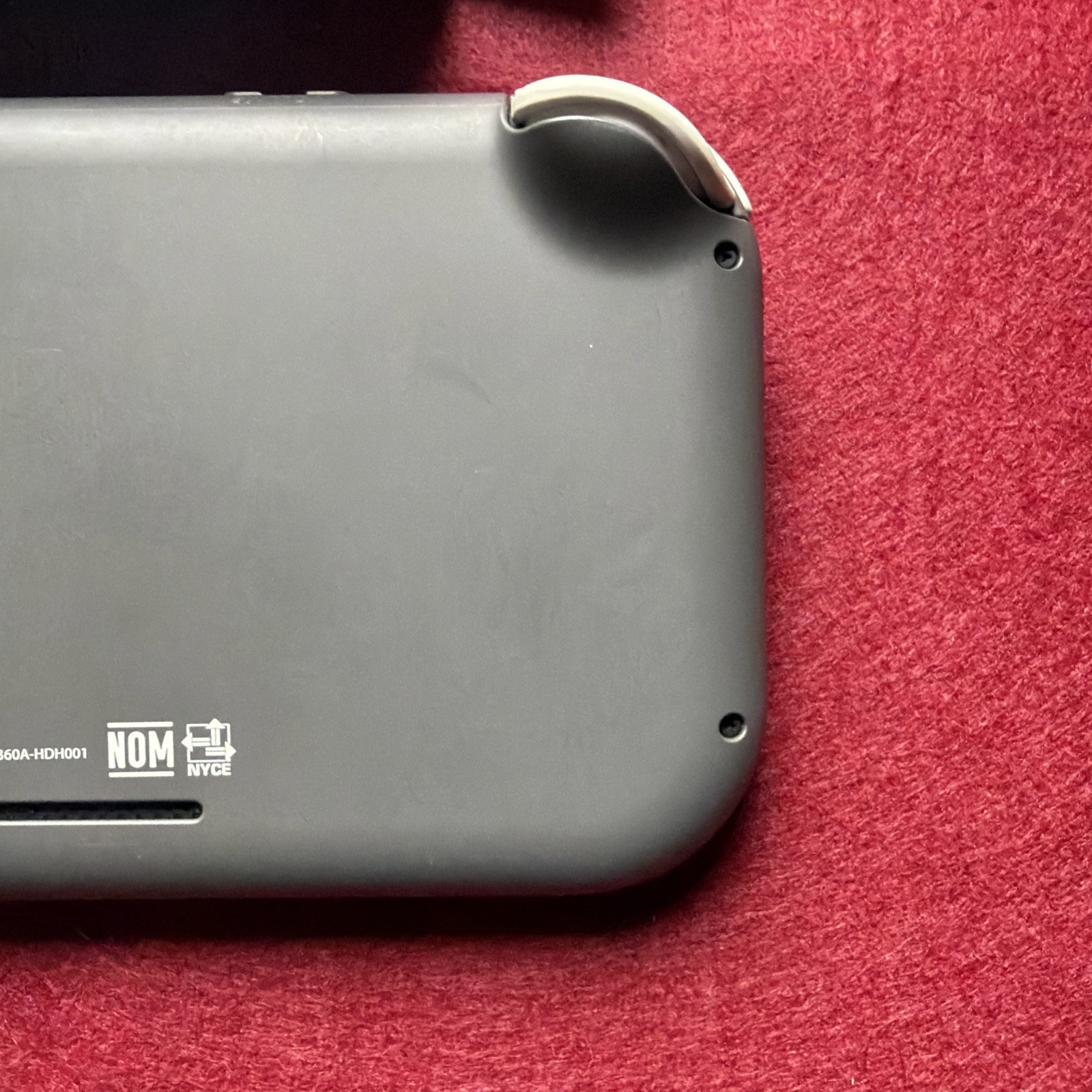 Nintendo Switch Lite Gray Handheld Console With Charger Tested And Working