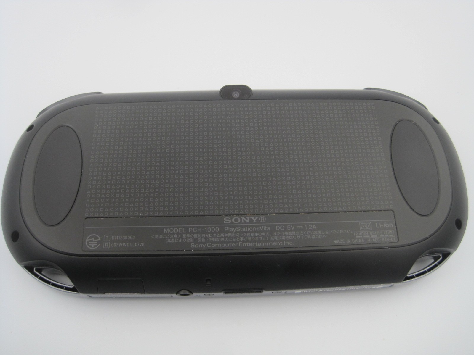 Sony PS Vita PCH-1000 Black OLED Console Tested with 8GB Memory Card & Charger