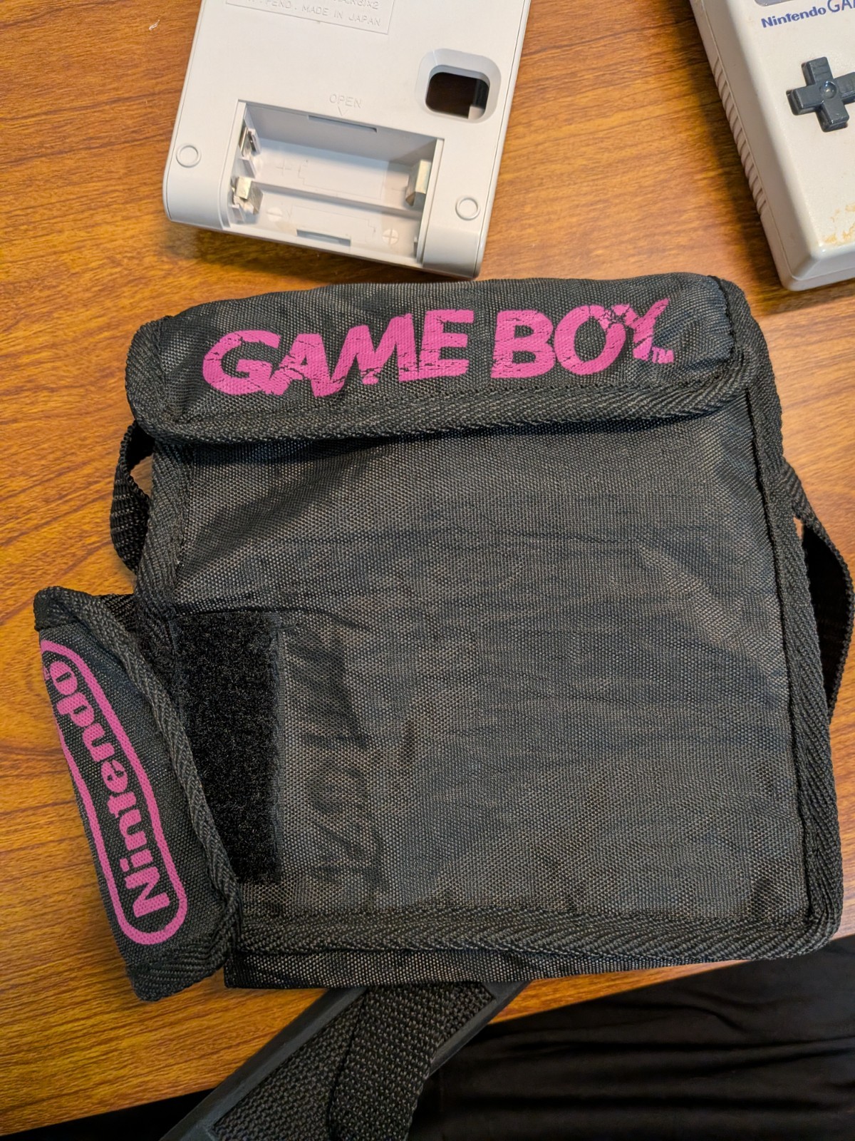 Original Gameboy Console with Light Boy and Gameboy Bag/Game Not Included