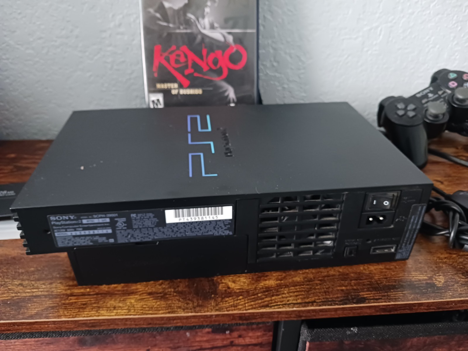 Sony PS2 Console Bundle SCPH-39001 Fat Tested + Kengo Game & 128MB Memory Card