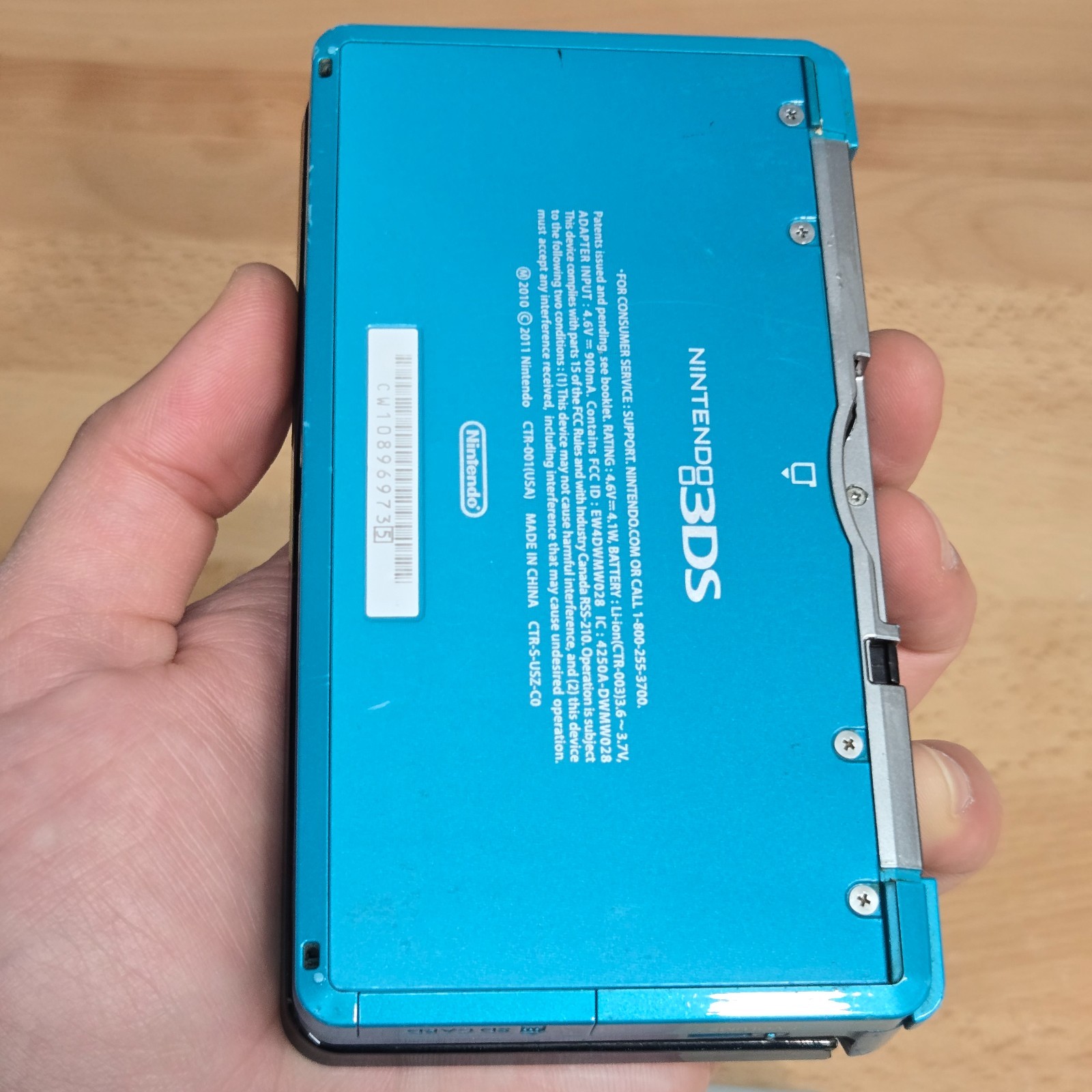 Nintendo 3DS – Aqua Blue Console – USA English