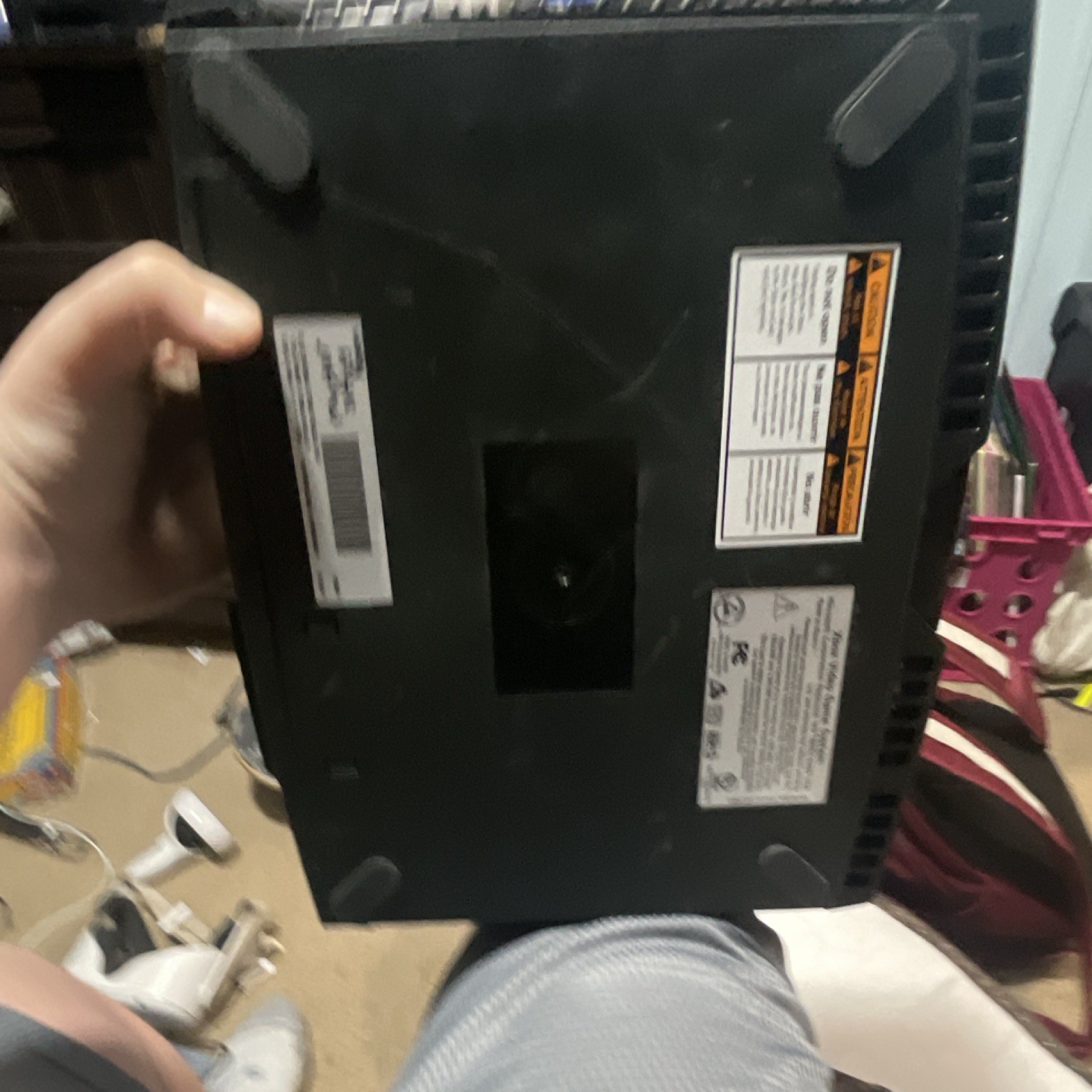 Microsoft Xbox Original Black Console Component RCA Ethernet Port
