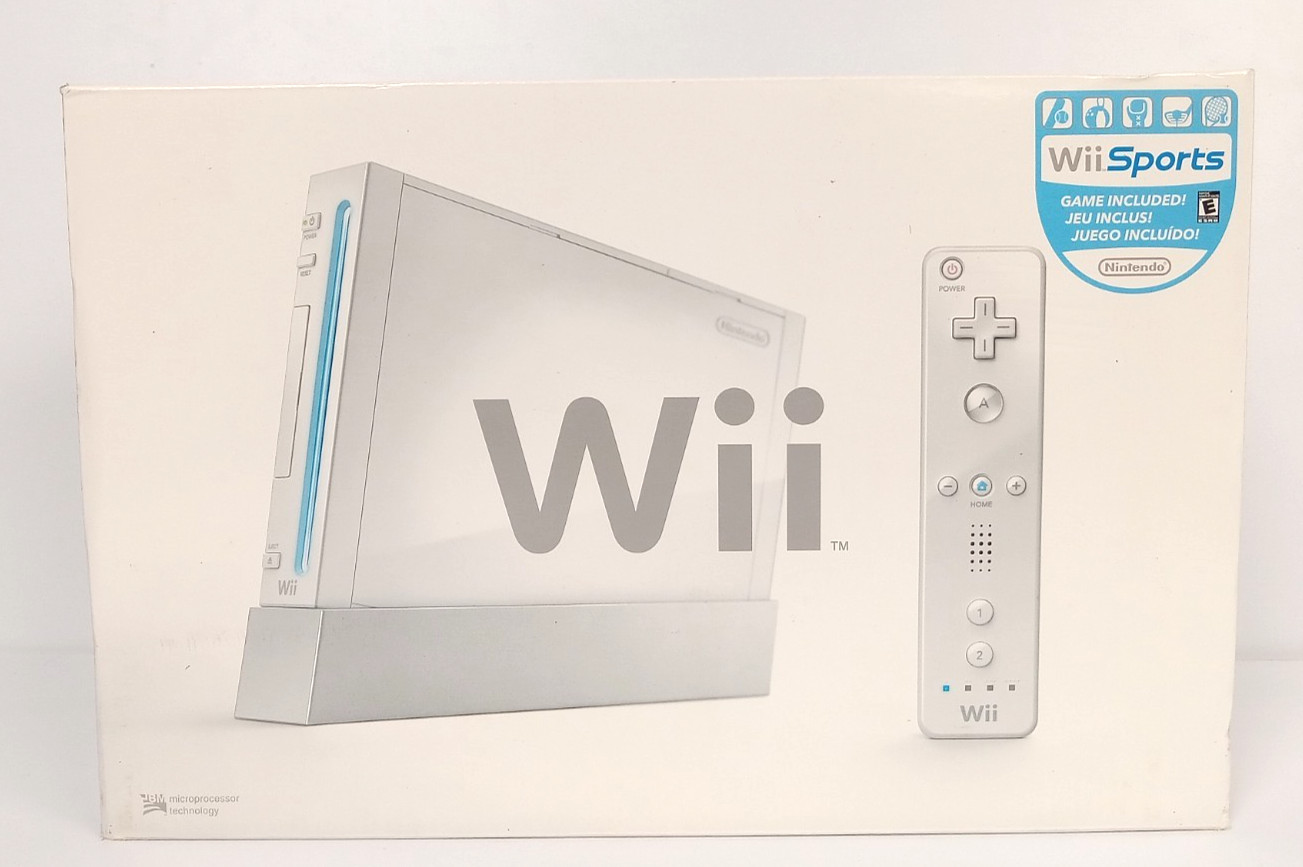 Nintendo Wii RVL-001 Home Console (White) – BRAND NEW / SEALED, NEVER USED!