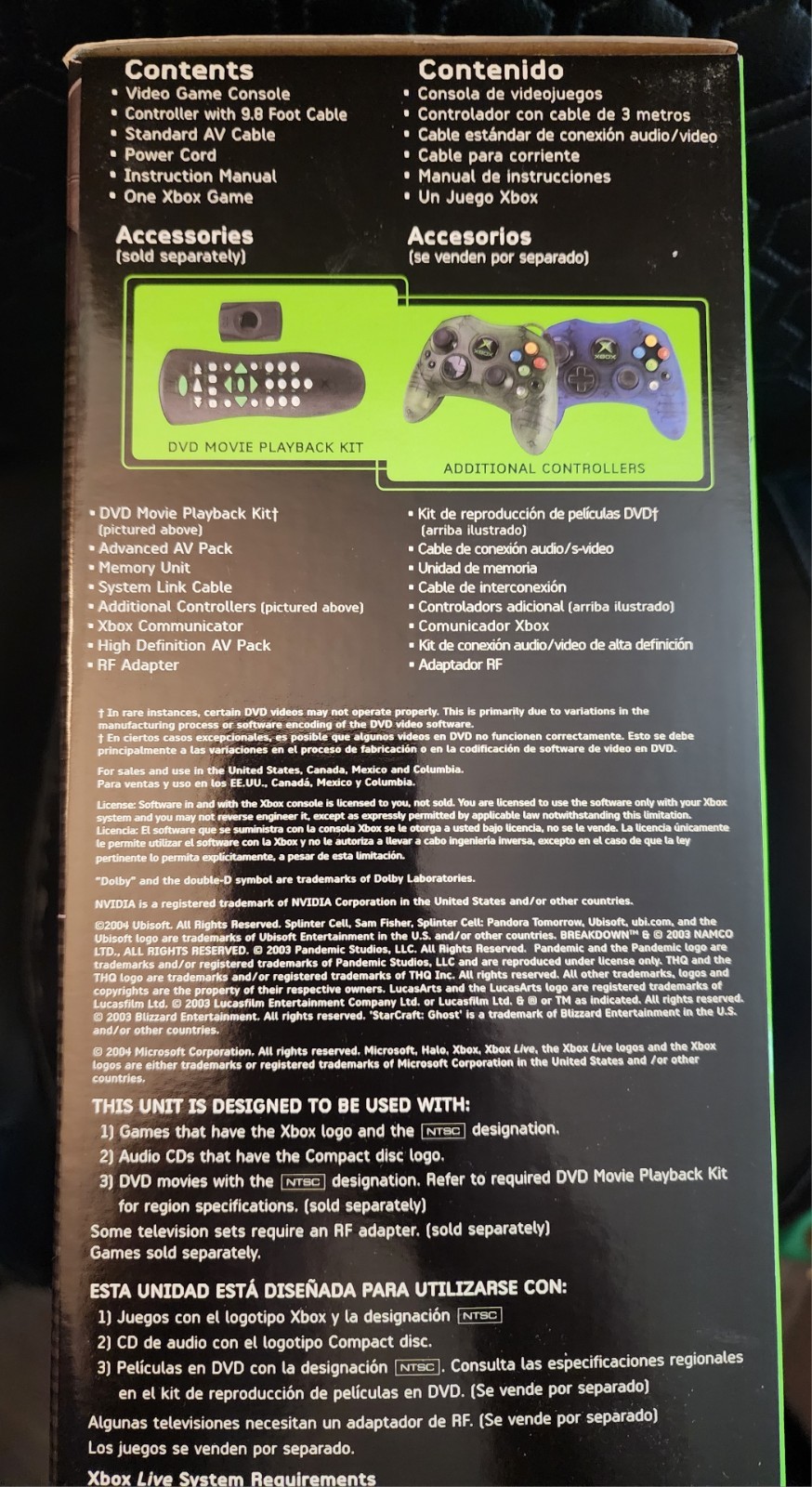 ORIGINAL XBOX Halo Special Edition Translucent Green NEW, SEALED 2004 NIB
