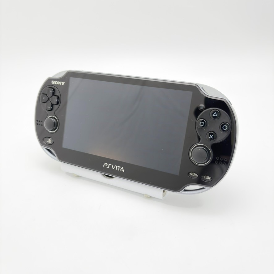 Sony PS Vita PCH-1100 Crystal Black 3G/Wi-Fi Model Console OLED Boxed From Japan
