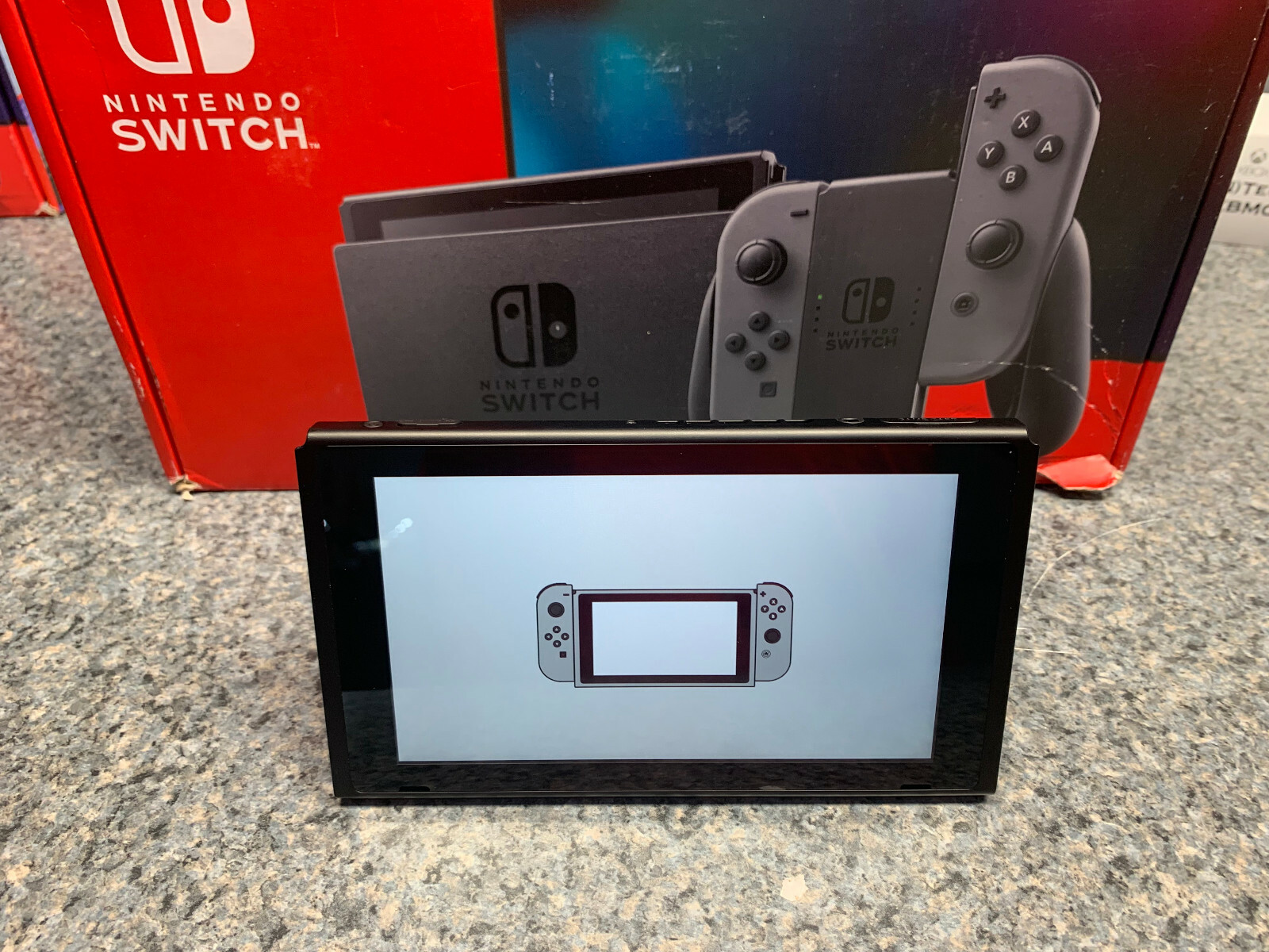 Nintendo Switch – Gray and Black 32GB Handheld Console – HADSKAAAA -CONSOLE ONLY