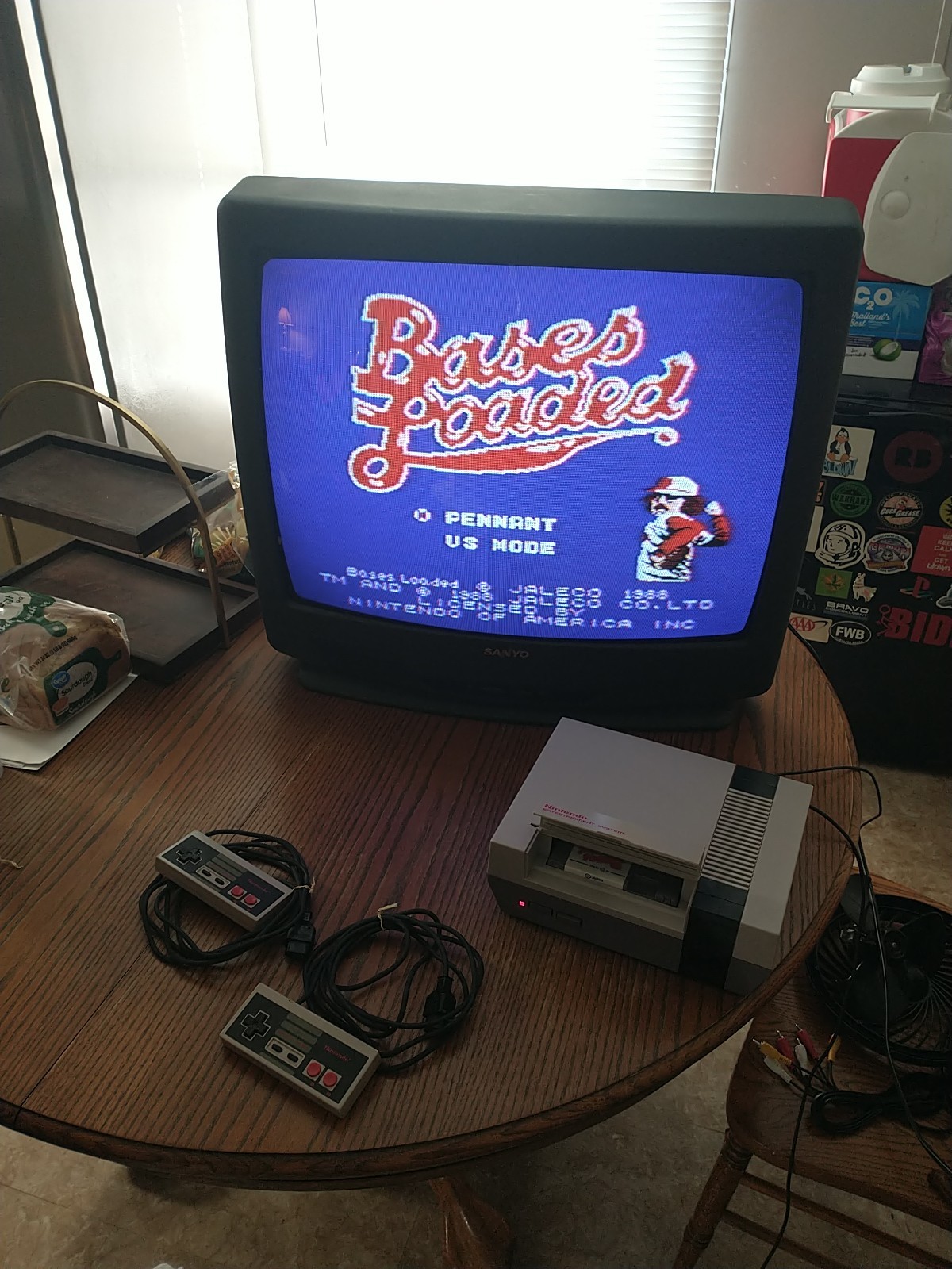 Nintendo NES Console With Game TESTED & WORKING! Read Description Please