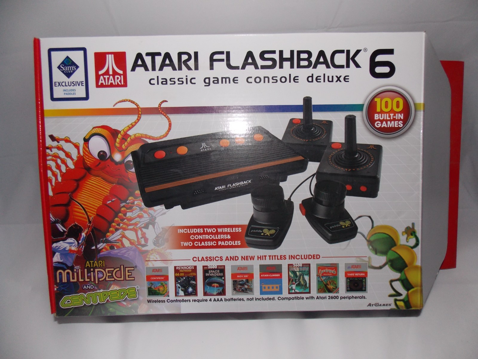 Atari Flashback 6 Classic Game Console Deluxe