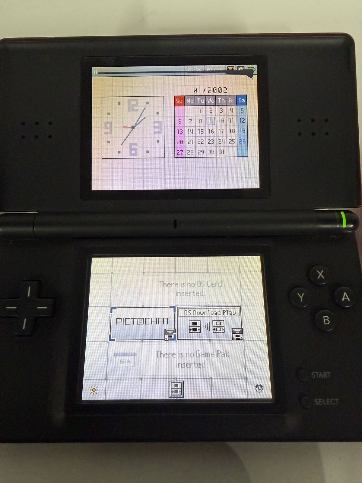 Nintendo DS Lite USG-001 Red & Black Console Bundle *Read Description*