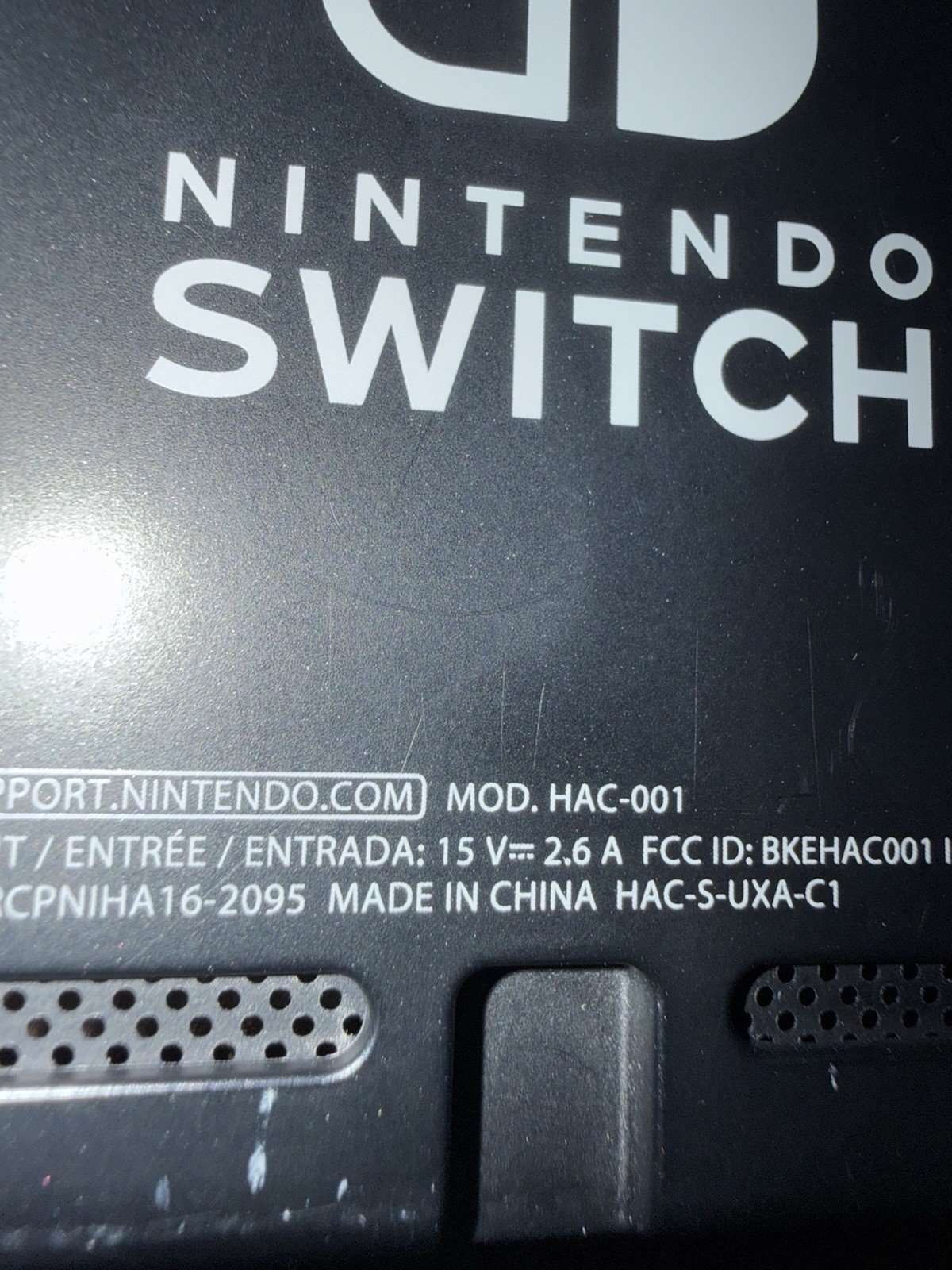 Nintendo Switch HAC-001(-01) 32GB 720p With Dock Charger And Extras READ