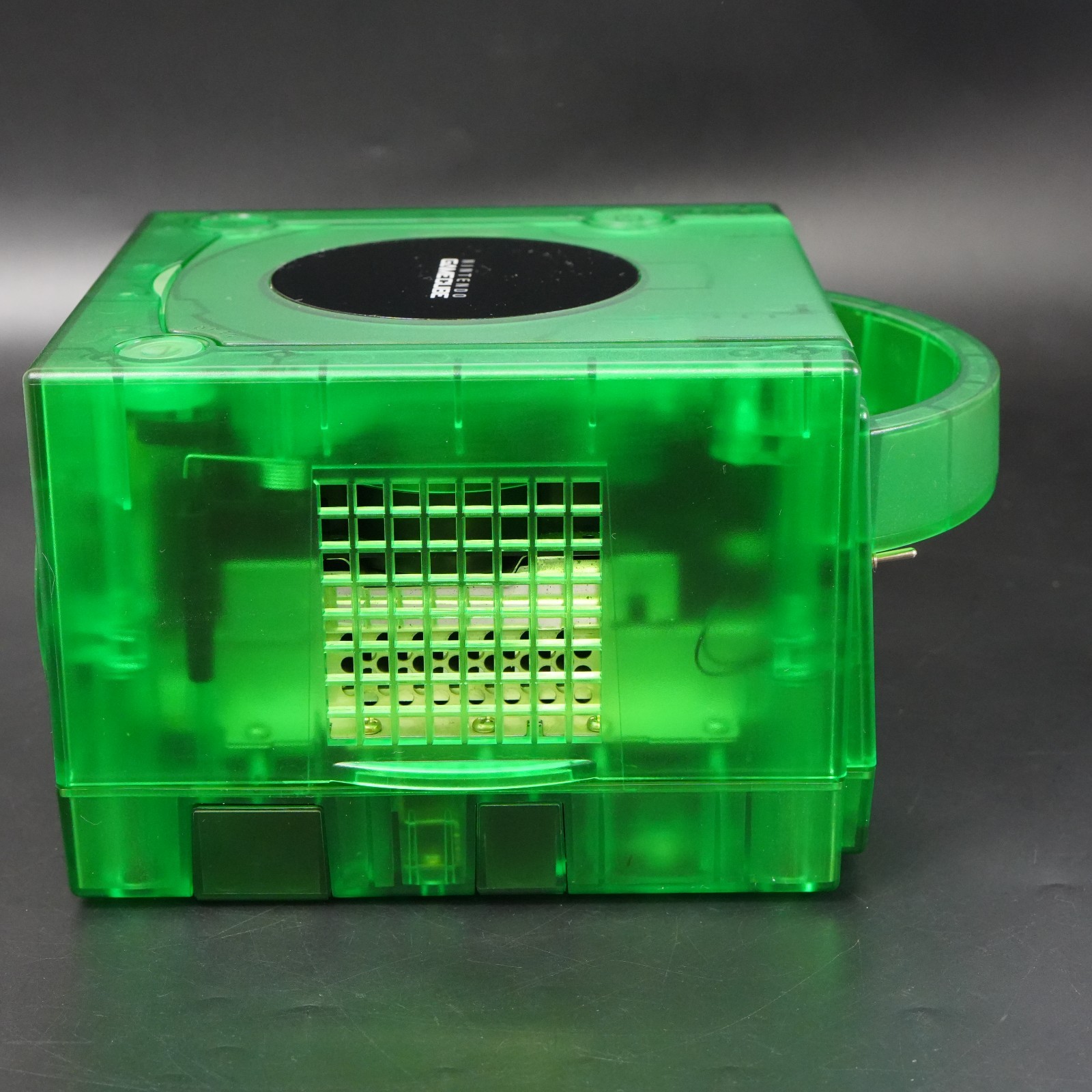 Nintendo GameCube Replacement Clear Green Shell Console NTSC U-C/J Region Switch