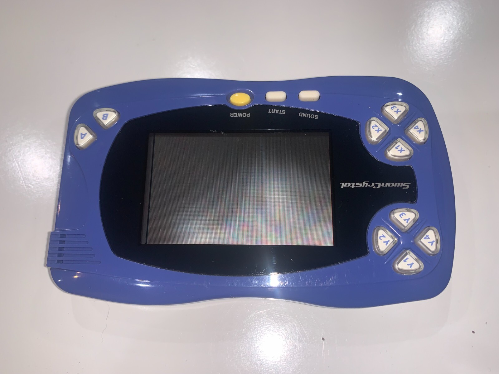 BANDAI WonderSwan Violet Blue SwanCrystal Complete in Box + Final Fantasy CIB #2
