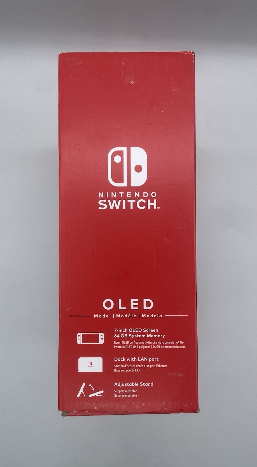 Nintendo Switch OLED Handheld Console 64GB Black Neon Red Neon Blue | New