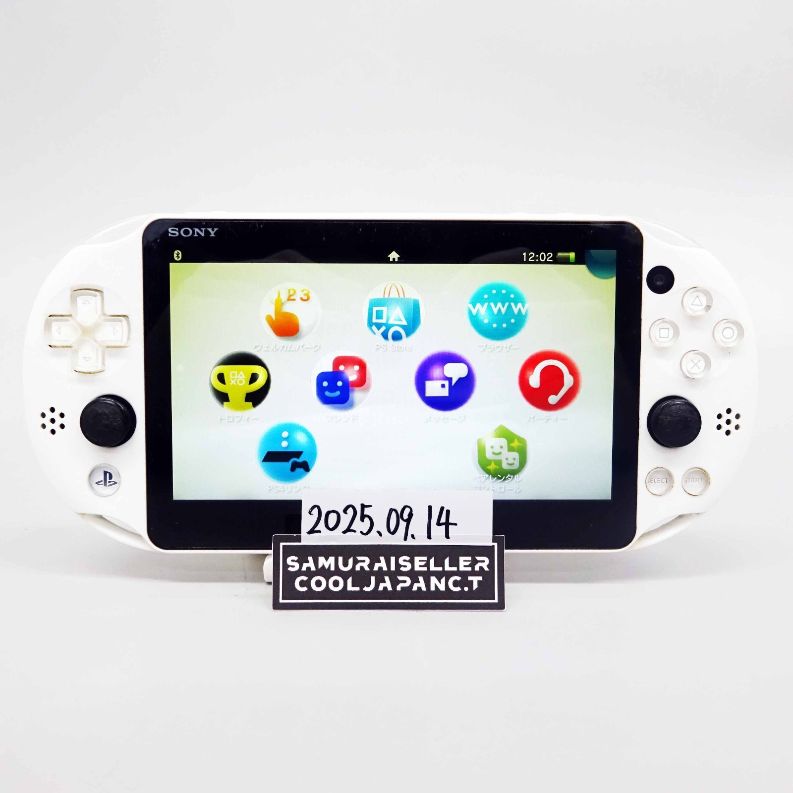 Sony Playstation PS Vita Glacier White PCH-2000 ZA22 Console only PSV Slim Used