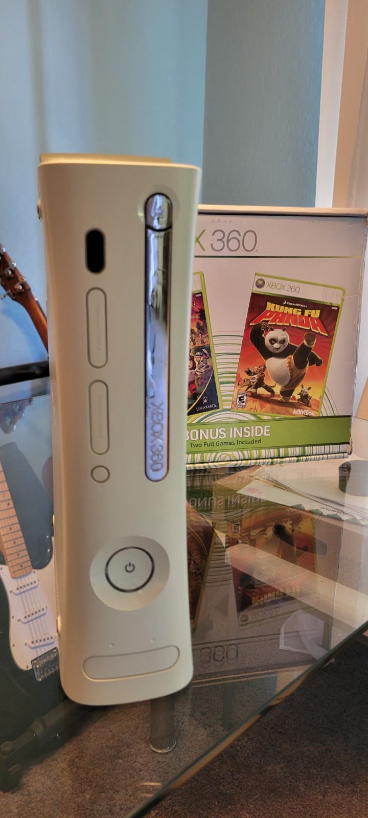 Xbox 360 Pro console 60 GB ,bundled : Kinect Camera,Cabela’s Dangerous Hunts