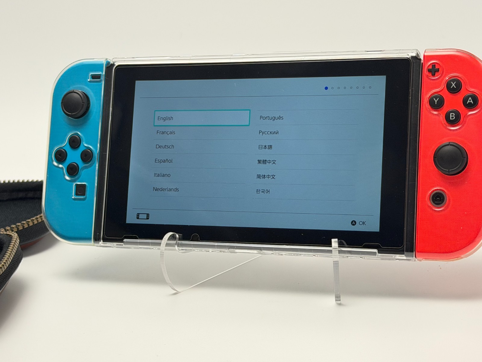 Nintendo Switch Console Zelda Breath of the Wild Bundle *Blue/Red Joy-Cons