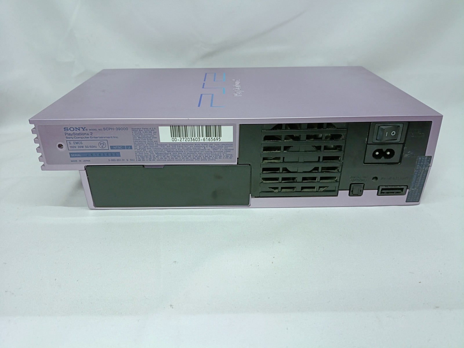 PS2 Sakura Pink Console Controller set Playstation2 NTSC-J Tested