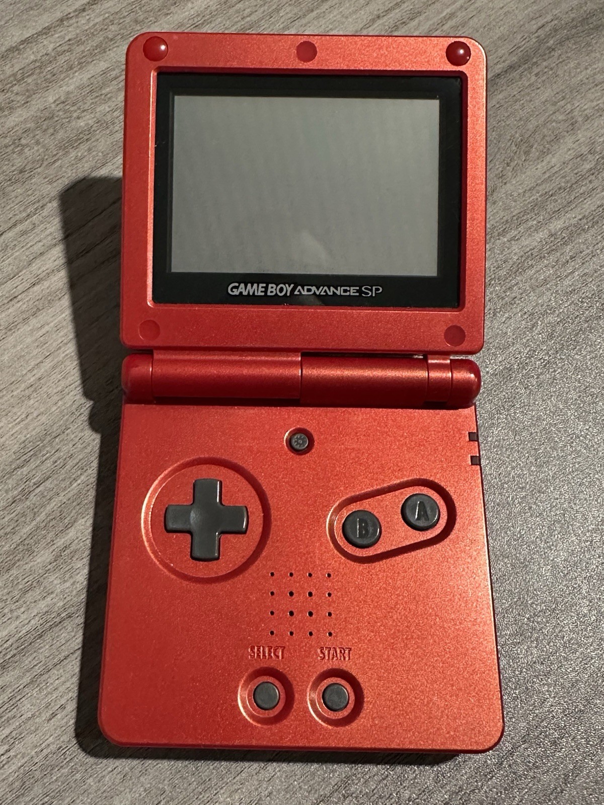 Nintendo Game Boy Advance SP Handheld Video Game Console – Flame Red AGS-001