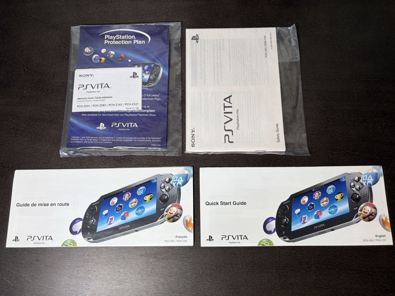 Sony PS Vita -Crystal Black Handheld Console PCH-1001 – Mint Box – New In Box