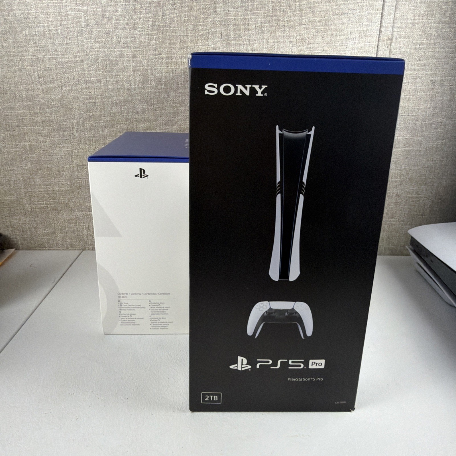 Sony PlayStation 5 Pro 2TB Video Game Console White Disk Drive Installed Works
