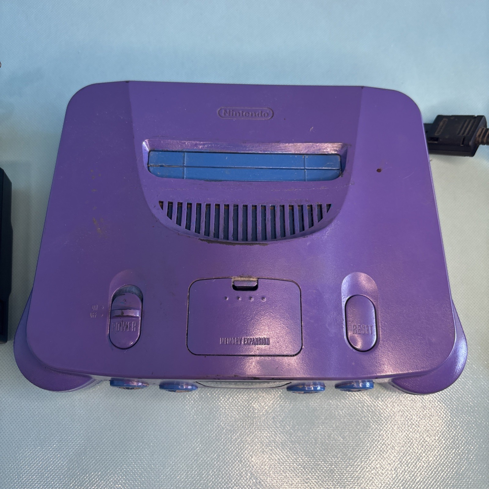 Vintage Nintendo 64 N64 NUS-001 USA Console w/ Power + AV ***READ***