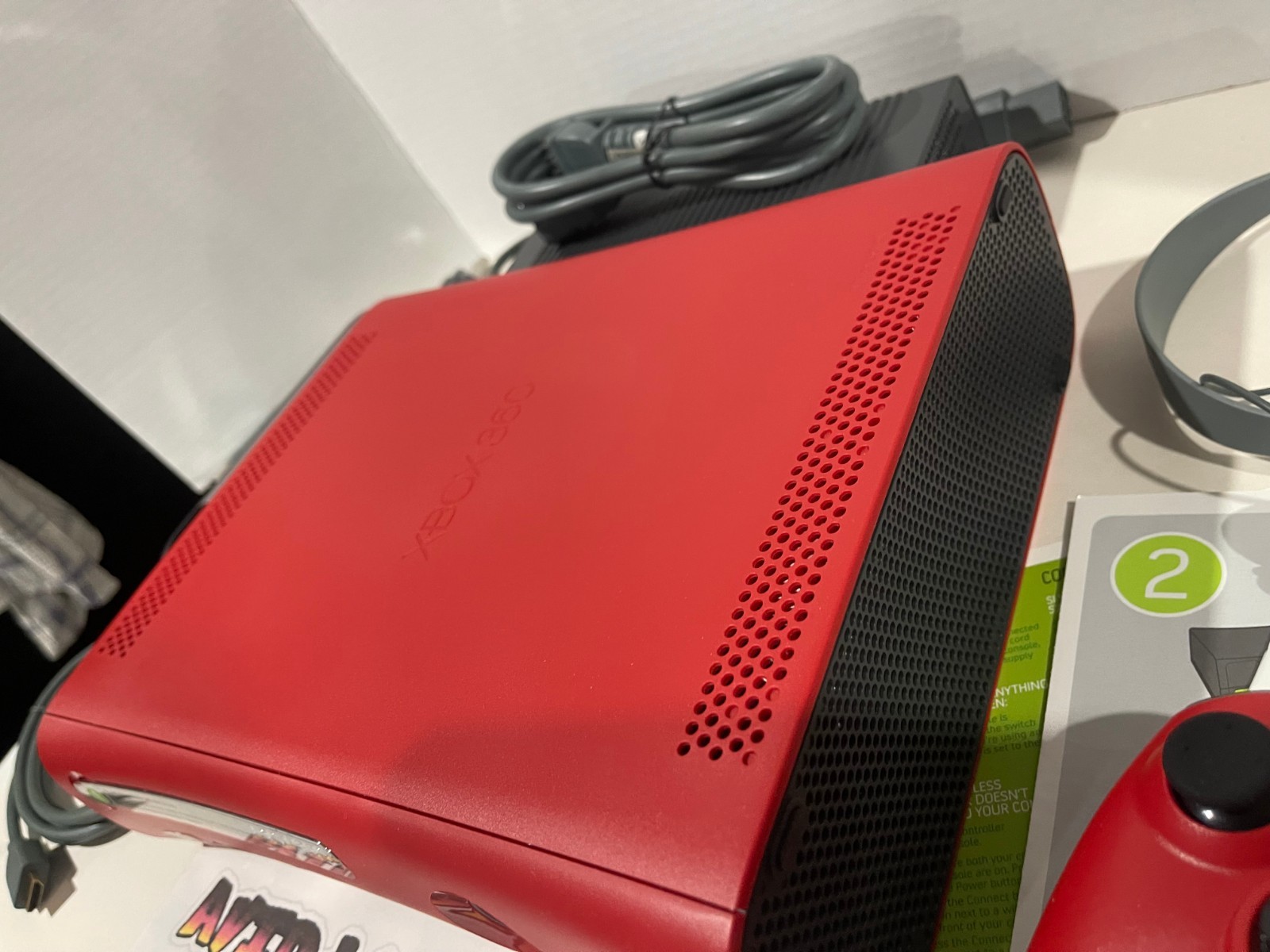 Resident Evil 5 Limited Edition Xbox 360 Red Elite 120GB NTSC Like New