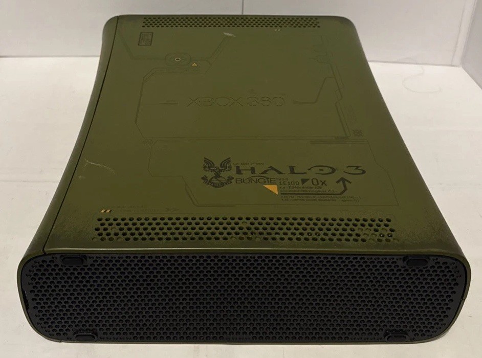 Halo 3 Special Edition Xbox 360 Console Only Falcon MB Serviced Deep Cleaned 👀