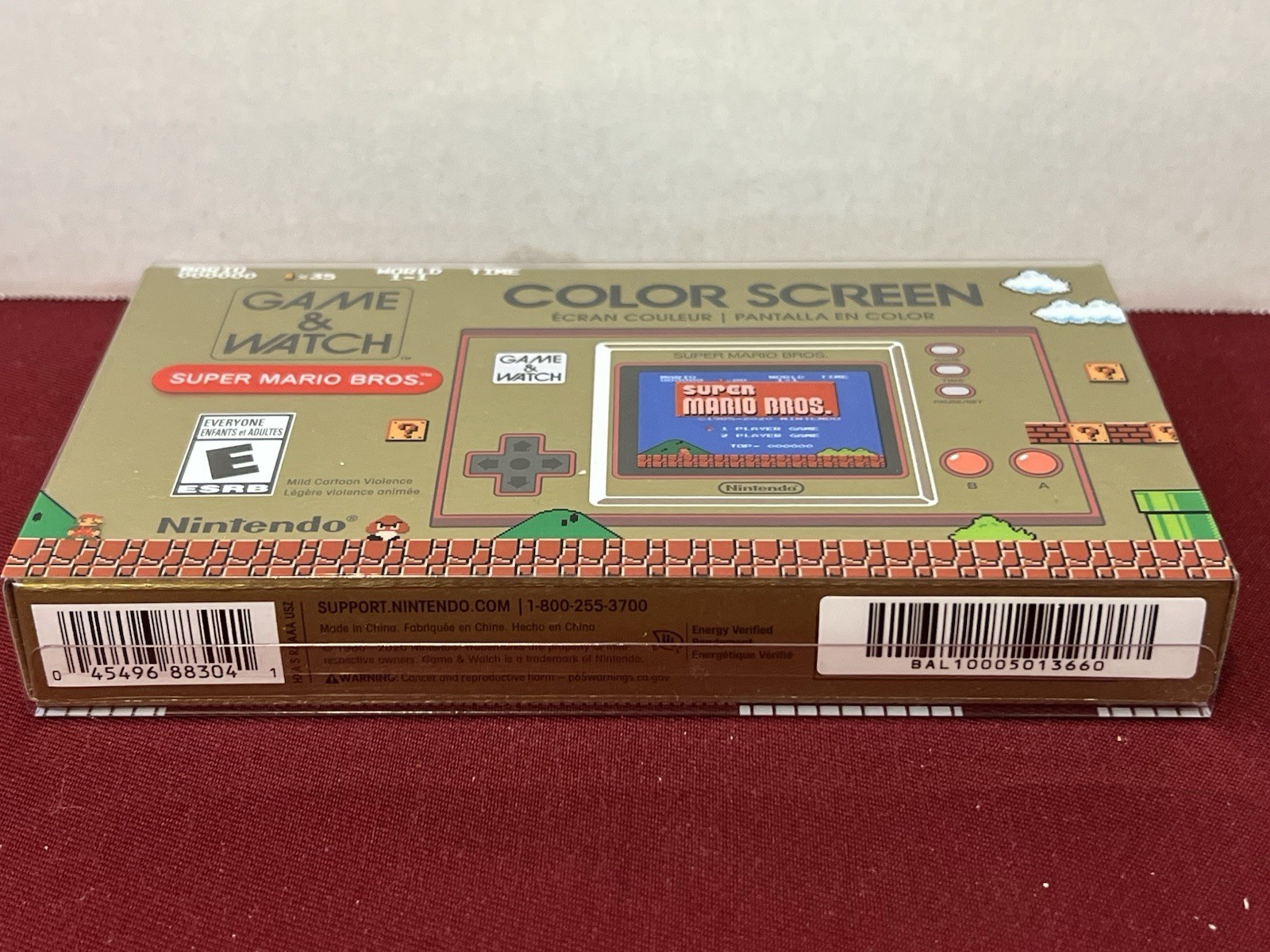 Nintendo Game & Watch Super Mario Bros Brothers 35th Anniversary Color Screen