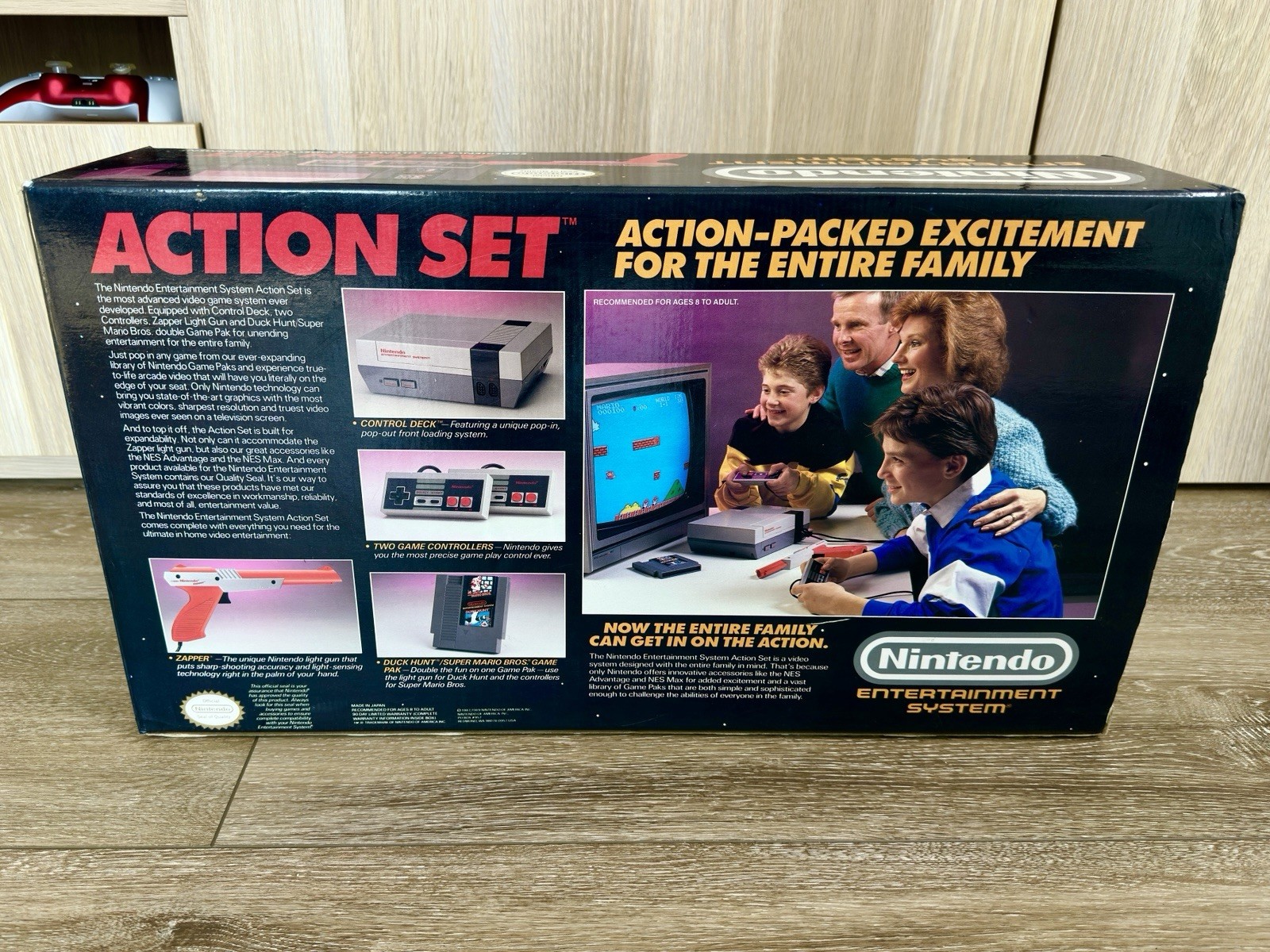 Nintendo NES Console Action Set – Complete CIB – Super Mario/Duck Hunt