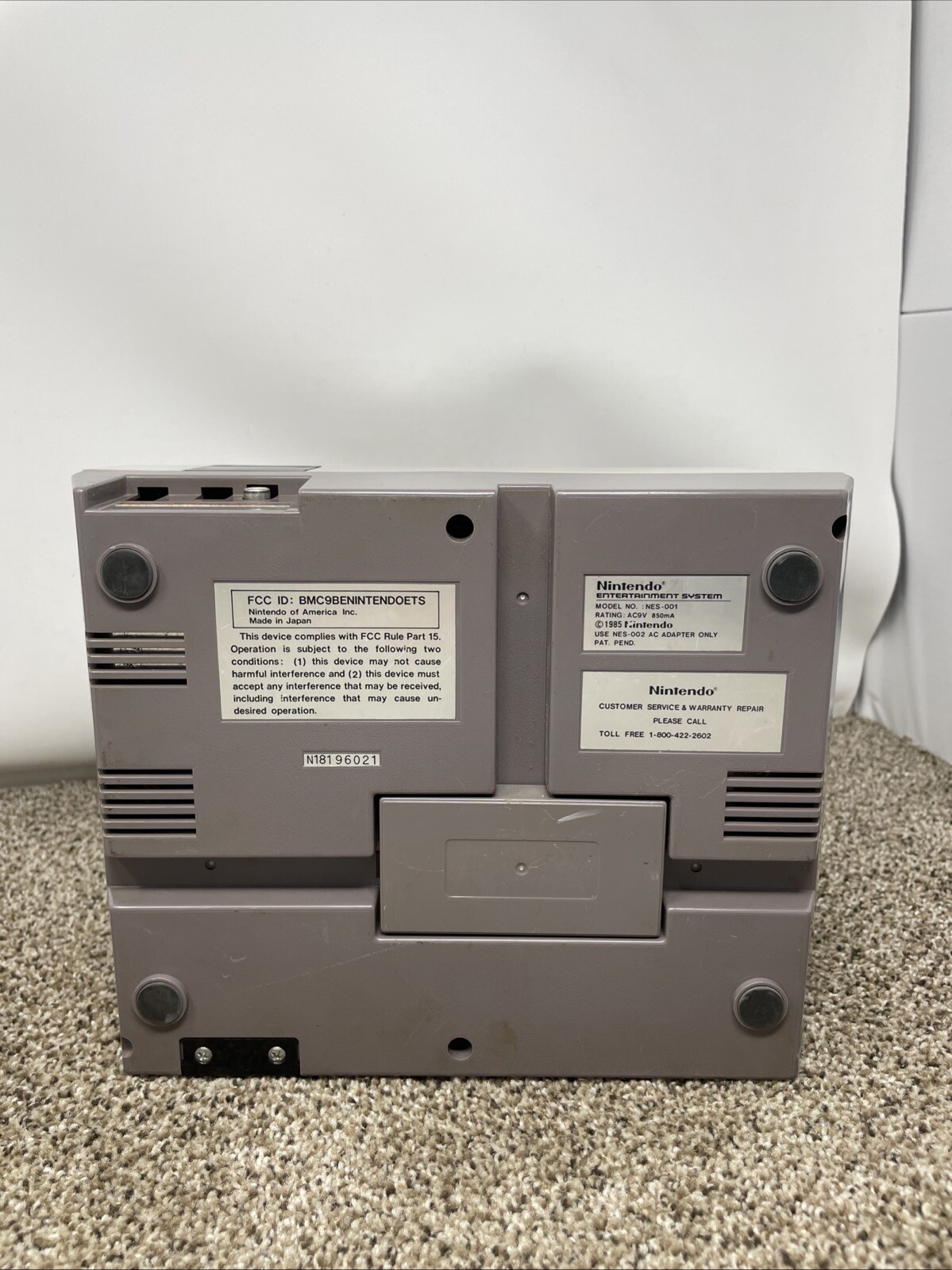 Nintendo Entertainment System Action Set NES Complete CIB Console Tested