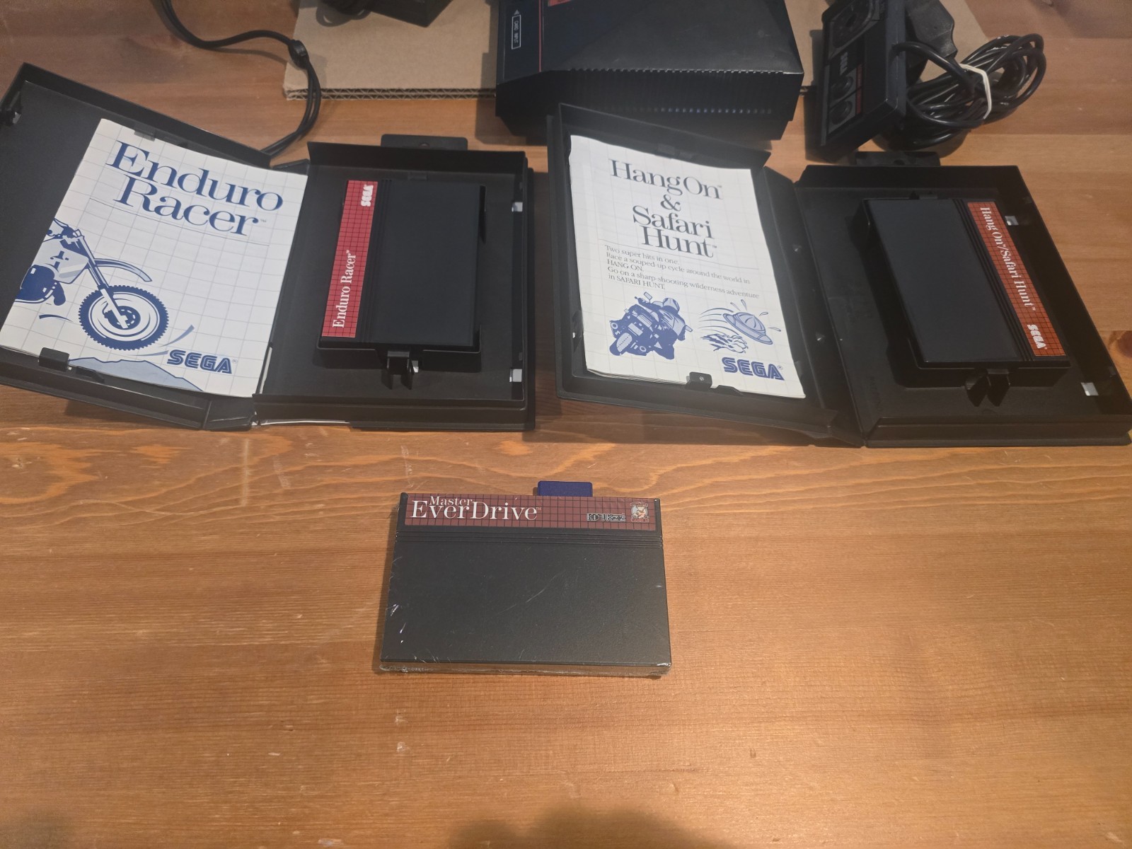 SEGA Master System Video Game Console Boxed w 2 Games and Everdrive – Tested!