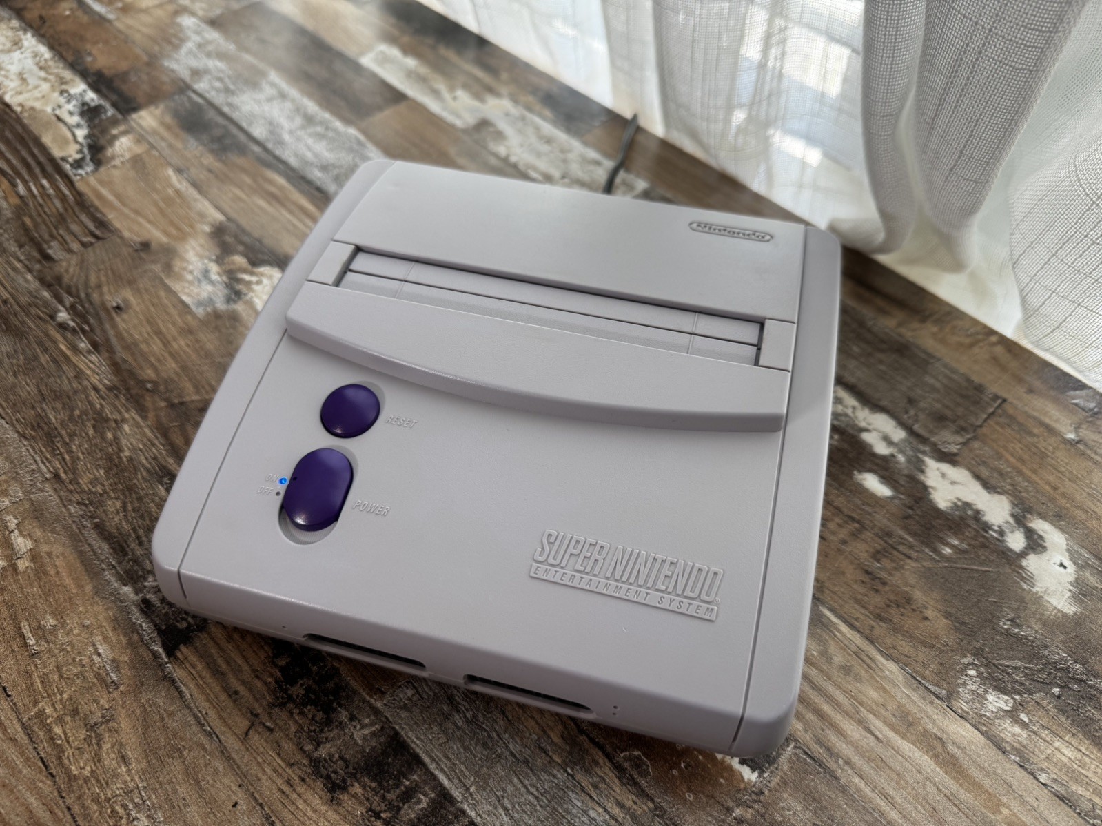 SNES Jr 1CHIP Console Only-RGB/Multi-Color Power Light/Recap-VR/Ghosting Fix+++