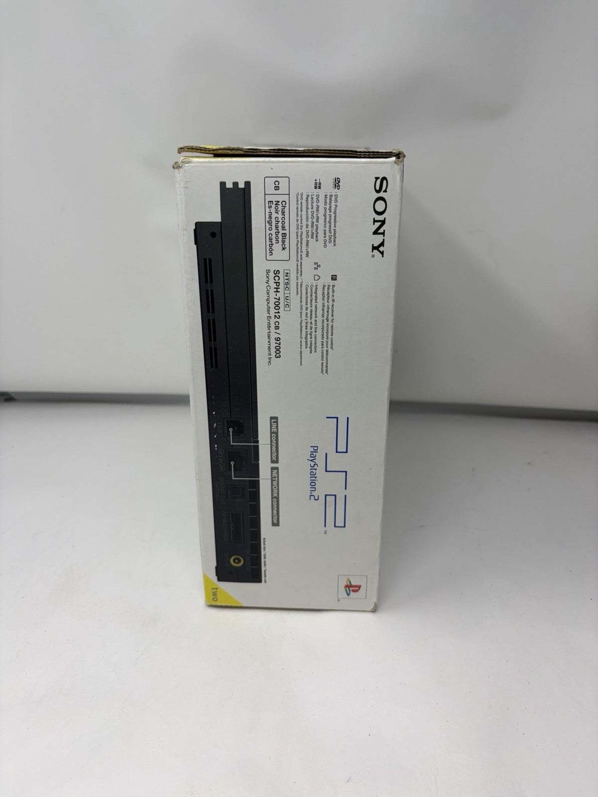 Sony PlayStation 2 Slim Line Version 1 Console – Charcoal Black (SCPH-70012)