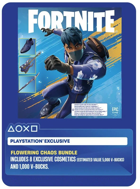 Sony PlayStation 5 Digital Fortnite Bundle + Extra Controller – Cosmic Red