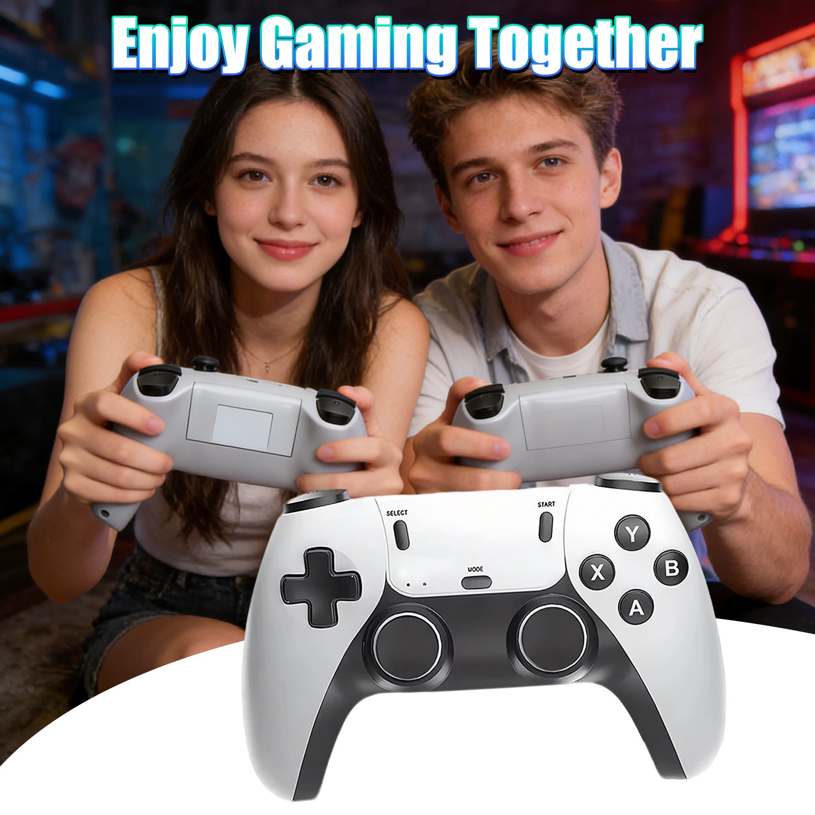Retro Game Console 40000+ Games 4K HDMI Output w/ 2 Wireless Controllers &128GB~