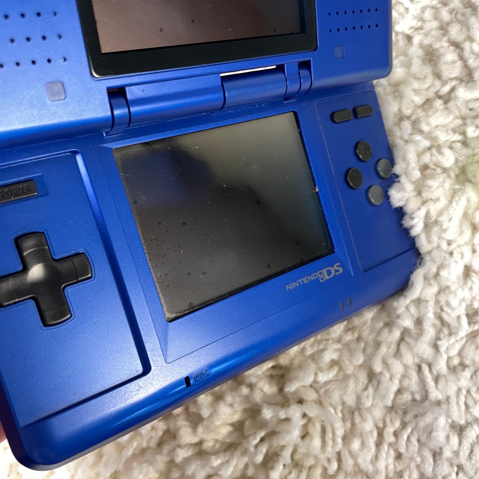 Nintendo DS Original NTR-001 Cobalt Blue Handheld Console System READ