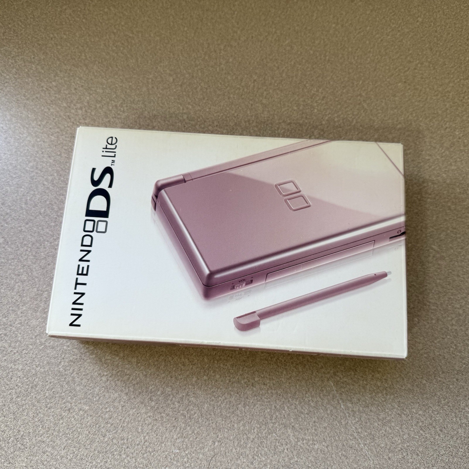Brand New Factory Sealed Nintendo Metallic Rose Pink DS Lite Console USA