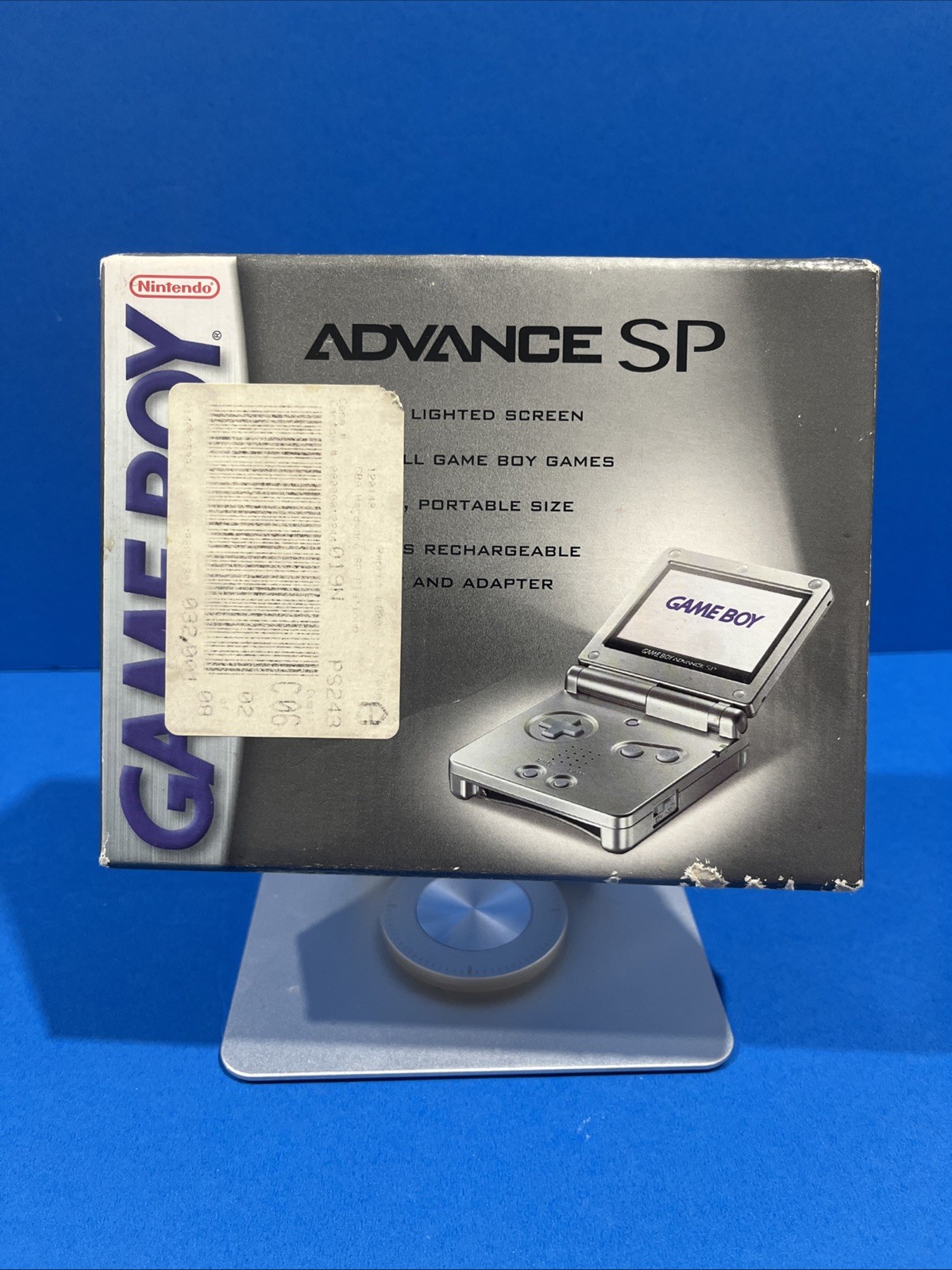 Nintendo Game Boy Advance SP-Silver New
