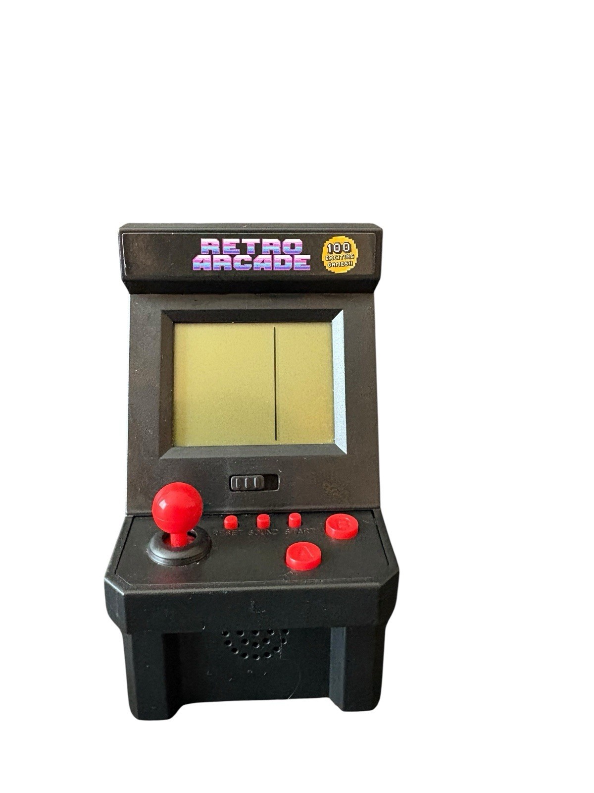 Mini Retro Arcade Console Machine 100 Games Tested Works Batteries Not Included