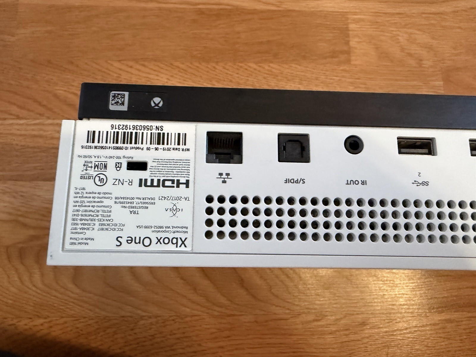 Microsoft Xbox One S 1TB Console Only Tested Working