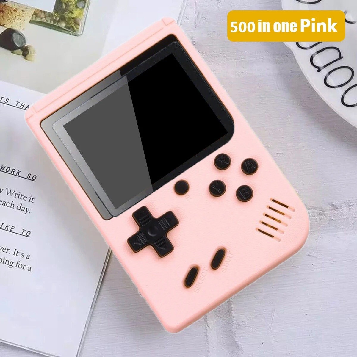 Handheld Retro Game Console 500+ Classic Games TV AV Output 1020mAh Kids Adults