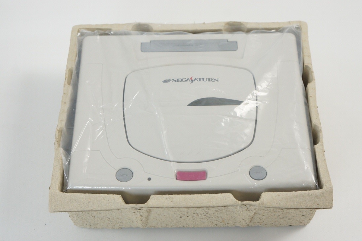 Sega Saturn Console Boxed WHITE HST-3220 Tested System SS NTSCJ Made in JAPAN 47