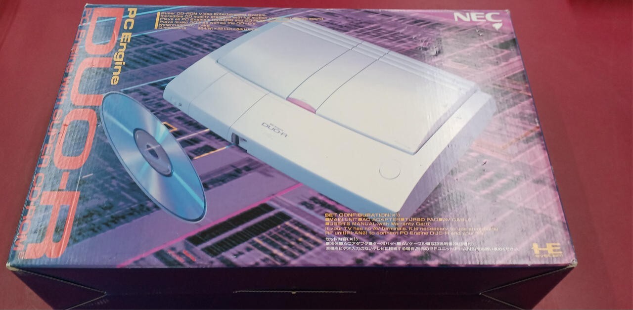 nec pc engine duo-r console NEC japan pi-tg10